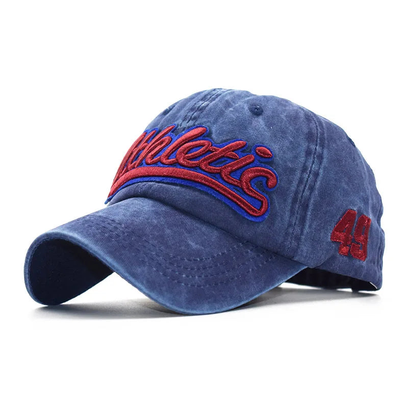 CNTANG Men's Baseball Cap Summer Fashion Cotton Letter Embroidery Hip Hop Hat Snapback Casual Outdoor Men Sports Caps Adjustable
