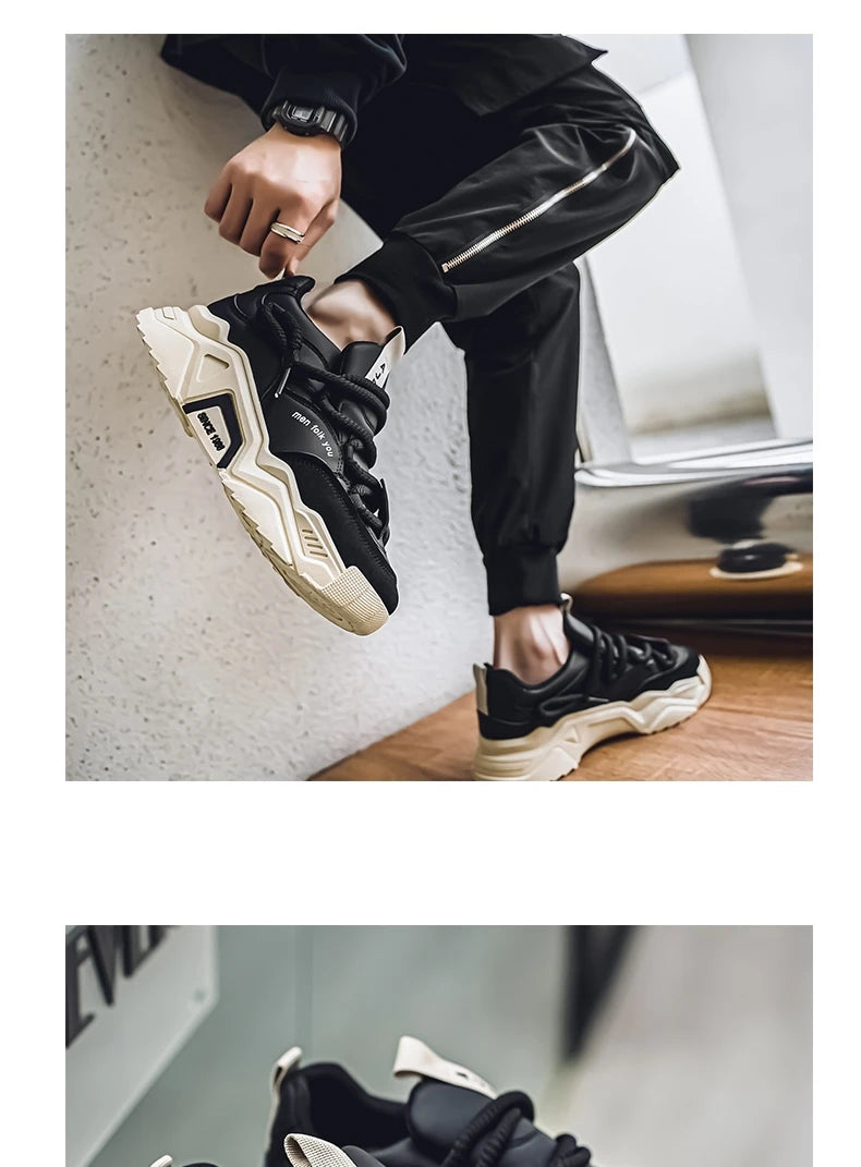 Lässige Herren-Sneaker – Frühlingsmode – Vielseitige Low-Top-Skateboard-Schuhe für Herren, geeignet für Outdoor-Sportarten