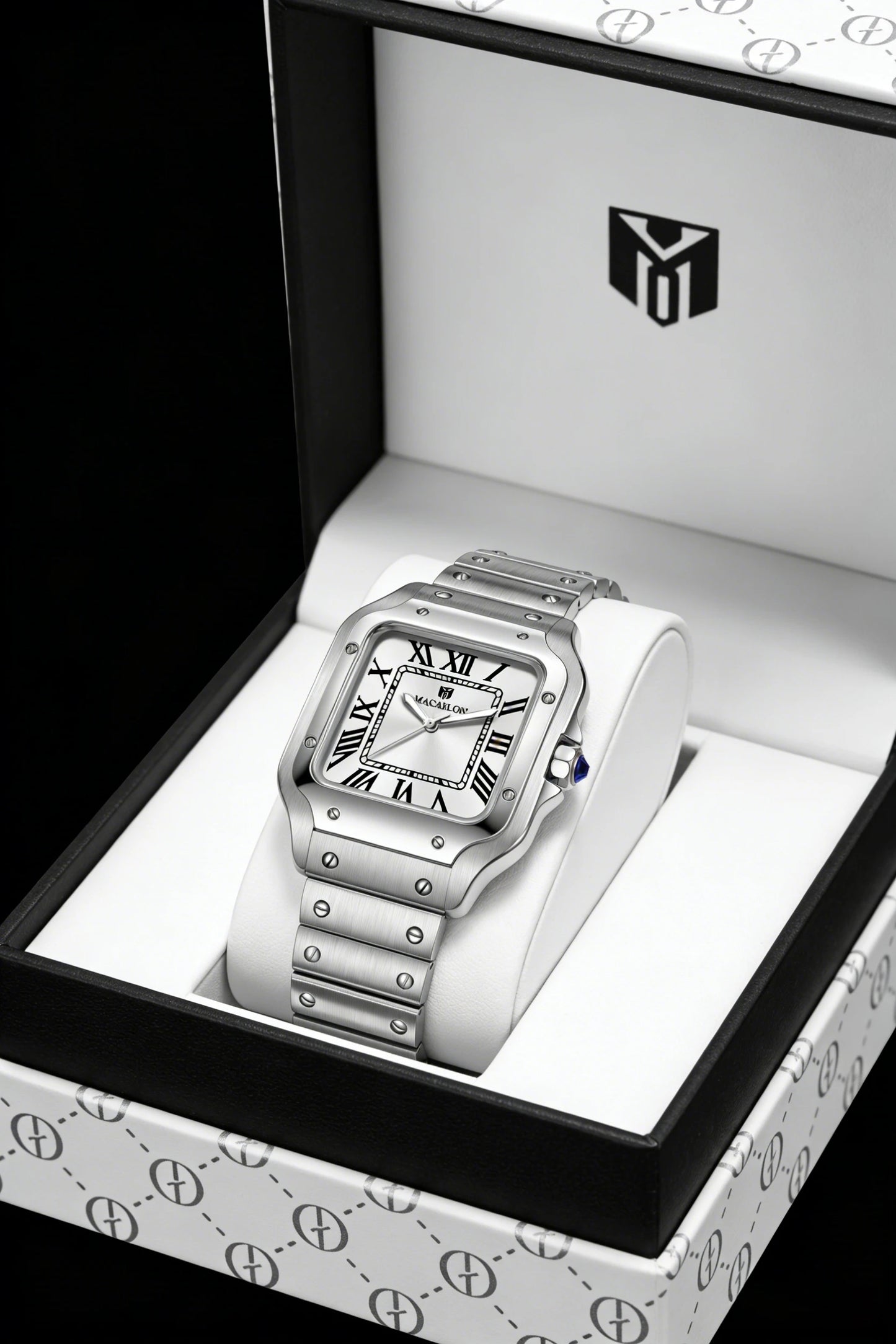 2026 New MACARLON Design 38mm Mechanical Watch Men Sapphire Glass Luminous Stainless Steel Waterproof China NH35 Automatic Watch