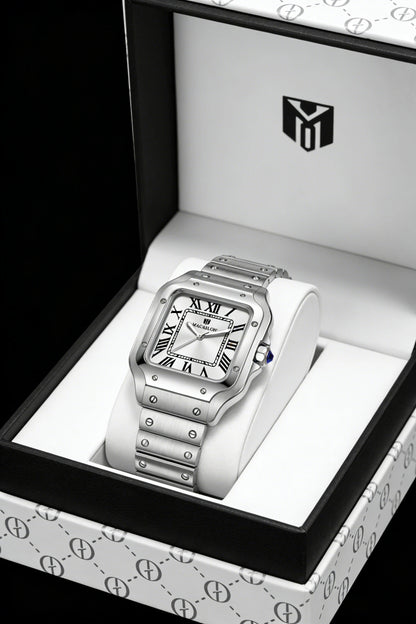 2026 New MACARLON Design 38mm Mechanical Watch Men Sapphire Glass Luminous Stainless Steel Waterproof China NH35 Automatic Watch