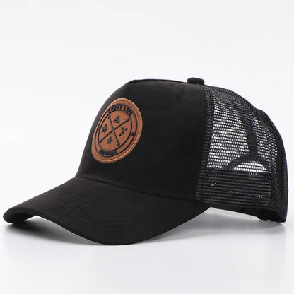 Unisex Mesh Baseball Cap for Men Outdoor Ports Adjustable Trucker Caps Fashion Curved Dad Cap Men Women Casual Breathable Sunhat