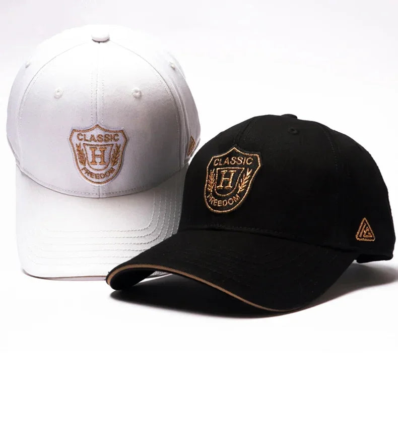 Men's Hat Baseball Cap for Men New Fashion Luxury Brand Embroidery Chinese Style Big Size Cotton Trucker Hat HipHop For 4seasons