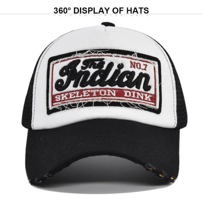 Streetwear Letter Embroidery Mesh Dad Baseball Cap Fashion Snapback Hip Hop Outdoor Y2K Trucker Hats Gorras F2719 for Women Men