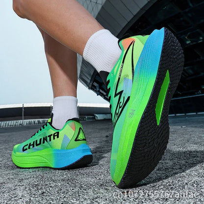 Running Shoes Carbon Board Marathon Men Speciality Sports Breathable Lightweight Women's Comfortable Athletic Chunta Sneakers
