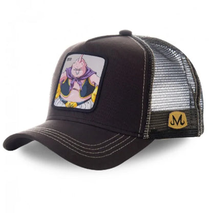 Dragon Ball Son Goku Cap Summer Travel Peaked Cap Men's Embroidery Hip-Hop Mesh Cap Style Sun Visor Baseball Cap Outdoor Sport