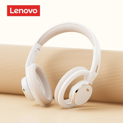 Choice Lenovo Gaming Headset Wireless Bluetooth 6.0 Earphones Foldable Sport Over Ear Headphone with HD Mic Gifts LS116
