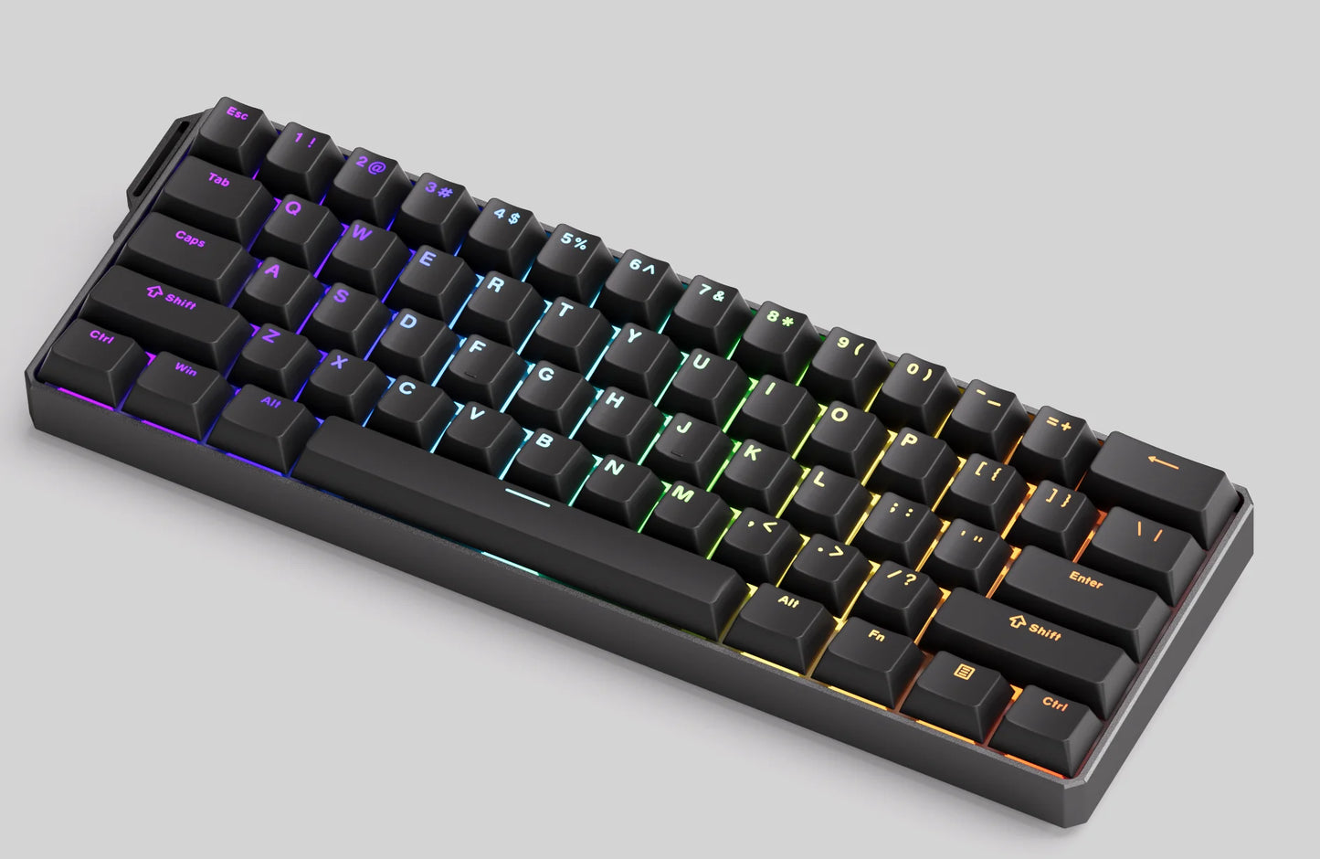 Akko MonsGeek FUN60 Magnetic Switch Mechanical Keyboard 60% Gaming Keyboard with Rapid Trigger 0.01mm, 8K Polling Rate, ARGB, Custom Mechanical Keyboard