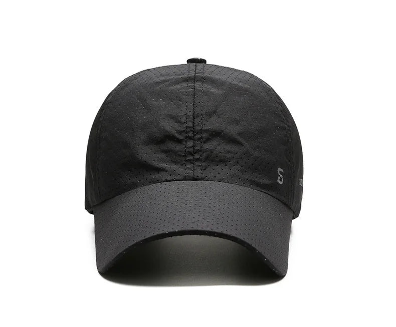 Original design løbehue, tynd, hurtigtørrende, åndbar, med andetunge, til udendørs brug, til mænd, sol, sommer, fiskeri, Avisor baseballkasket