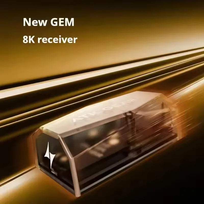 ATK Blazing Sky X1 V2 Ultimate Dual Mode -langaton hiiri, kevyt PAW3950 Ultra Dual 8K HZ, matala viive, mukautettu ergonominen hiiri