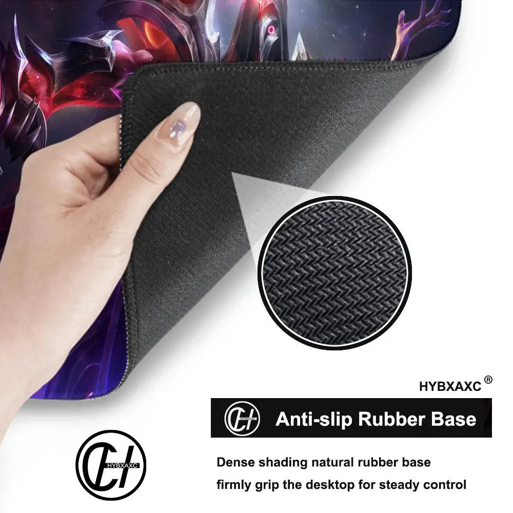 Game Jhin L-League of Legends Mousepad Large Computer Gaming Accessories MousePads Desk Mats Anti-slip Laptop Soft Mice Pad