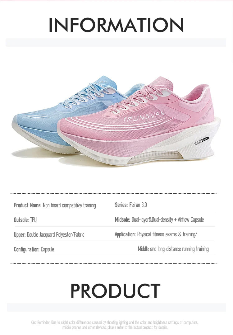 IRUNSVAN Airflow Capsule Scarpe sportive da maratona senza linguetta Scarpe da corsa esclusive per uomo e donna 166