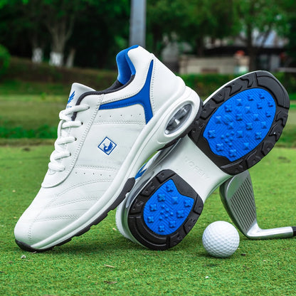 OIMKOI Men Golf Shoes Casual Breathable Waterproof Non-slip Golf Outdoor Training Shoes
