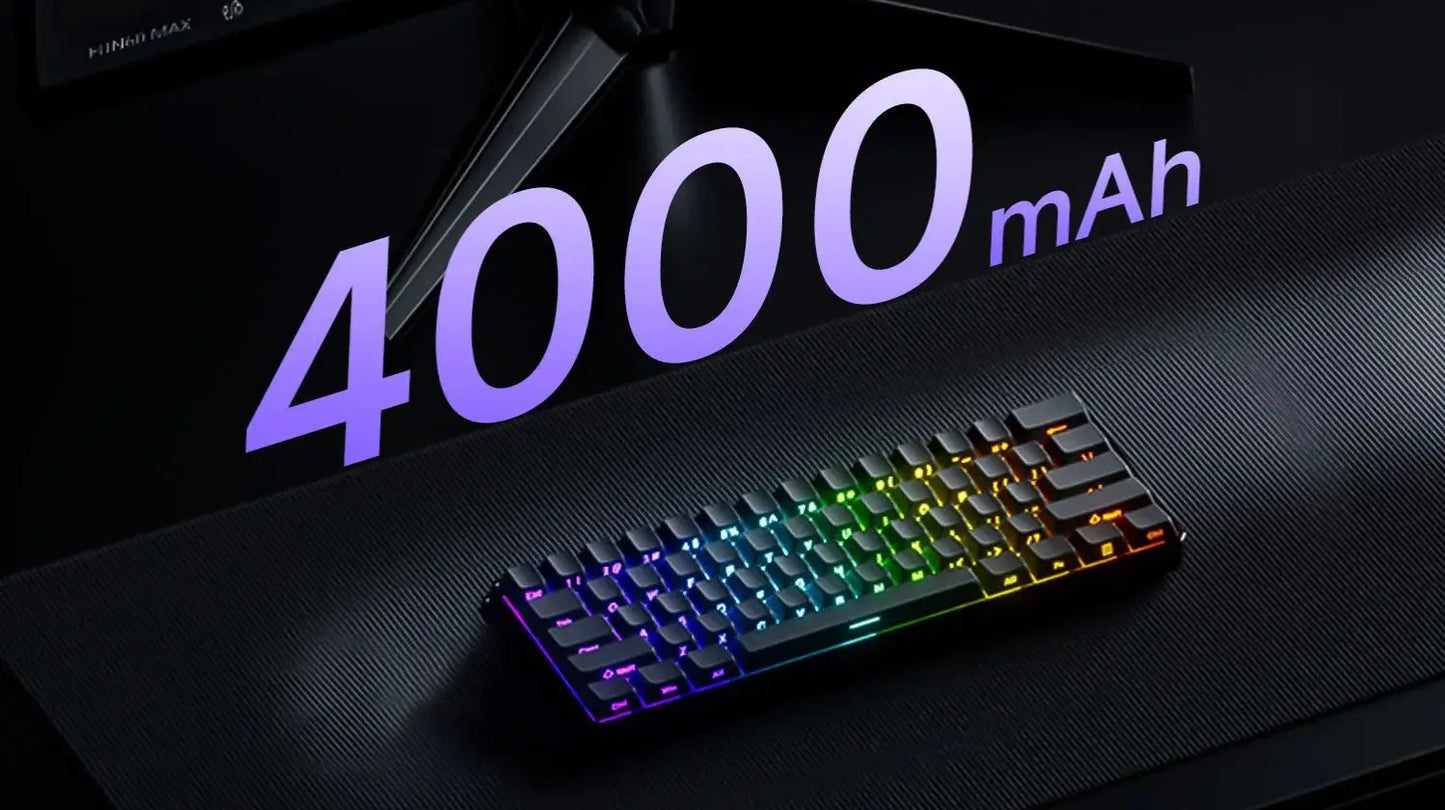 Akko MonsGeek FUN60 Ultra mechanische Gaming-Tastatur, magnetische Switches, 60 %, Rapid Trigger, 8K HE/TMR, Custom-Aluminium-Tastatur für Gamer