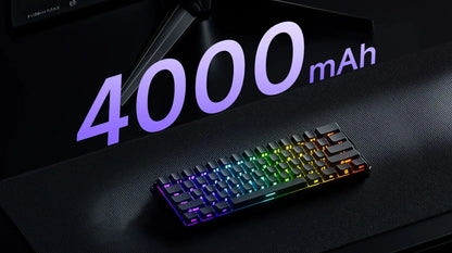 Akko MonsGeek FUN60 Ultra mechanische Gaming-Tastatur, magnetische Switches, 60 %, Rapid Trigger, 8K HE/TMR, Custom-Aluminium-Tastatur für Gamer