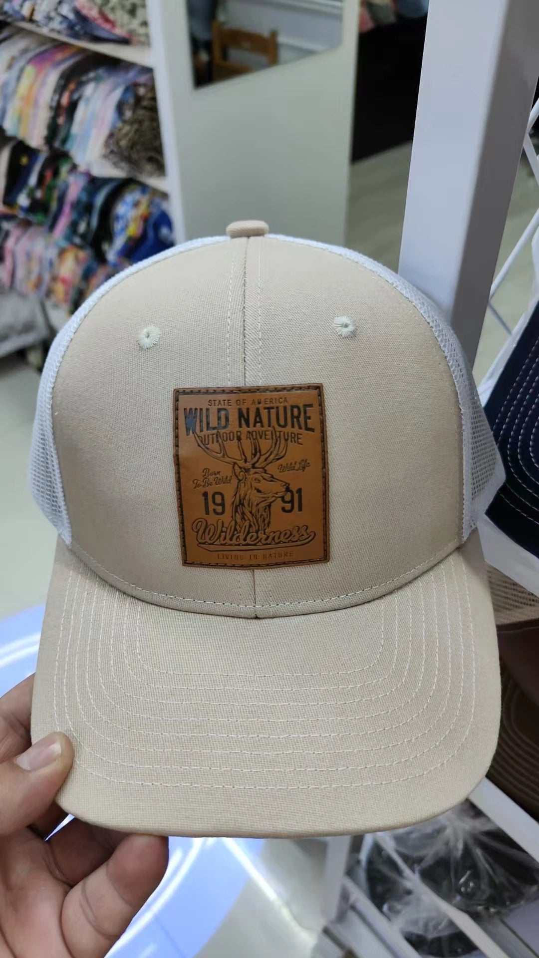 New men's and women's universal mesh suede work cap, men's baseball cap, breathable sports cap for spring and summer.