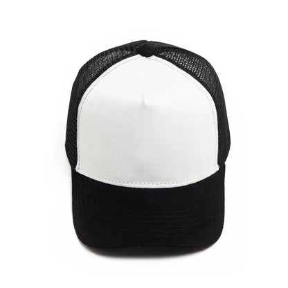 2025 unisex trucker kapa od antilopa s mrežastim 5-panelnim dizajnom i prilagođenim tiskom logotipa, muška bejzbol kapa za proljeće i ljeto, prozračna sportska kapa za žene