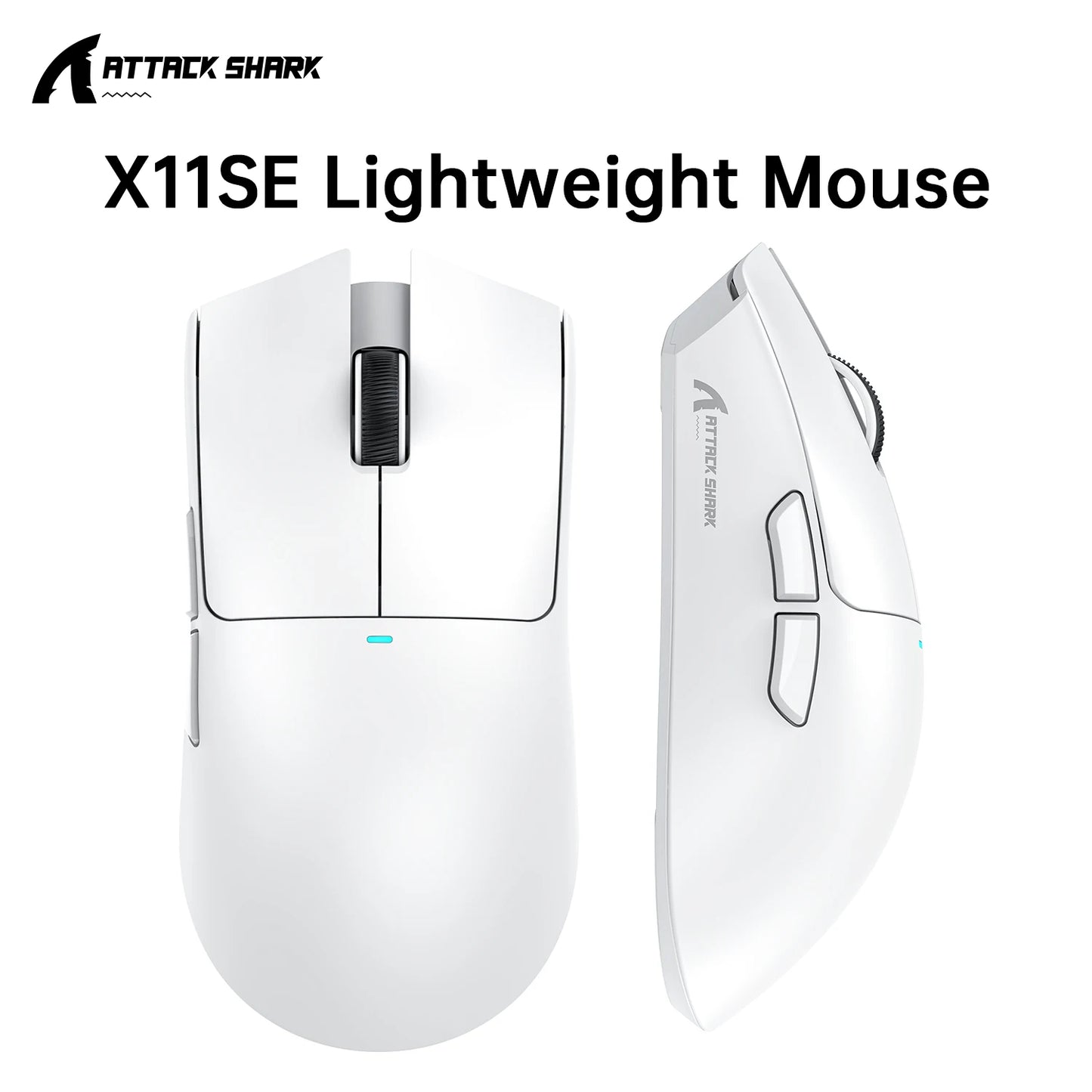 ATTACK SHARK X11 SE Wireless Gaming Mouse 22000 DPI, PixArt PAW3311 Sensor, Tri-Mode Bluetooth, 2.4G & Wired, Lightweight RGB Gaming Mouse