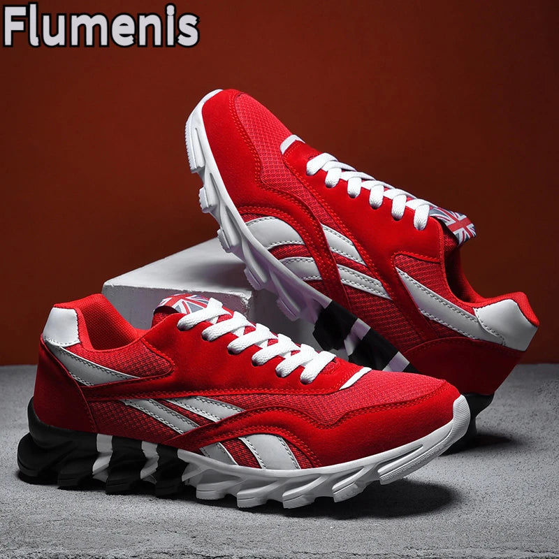 2026 new men's and women's running shoes breathable casual sneakers anti-slip vibration comfortable walking shoes 38-46