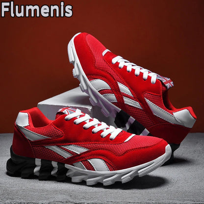 2026 new men's and women's running shoes breathable casual sneakers anti-slip vibration comfortable walking shoes 38-46