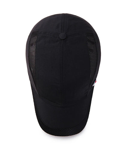 Summer Outdoor Sports Quick-Drying Mesh Baseball Cap Yuda Men Cap Simple Solid Color Hat