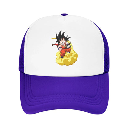 Dragon Ball Son Goku Mesh Baseball Cap Adult Trucker Hat Anime Hats Adjustable Snapback Caps Sports Cap Winter Trucker Hats, Produit gaming premium Fraquane, équipement gamer