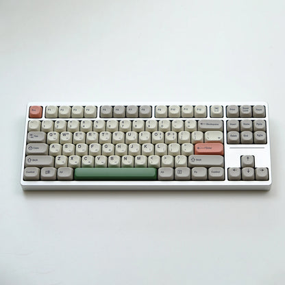 KBDiy KOA Profile Keycap GMK Style Retro 9009 Theme PBT Keycaps For Mechanical Keyboard Gaming KIT Korean 139 Keys ISO Key Cap