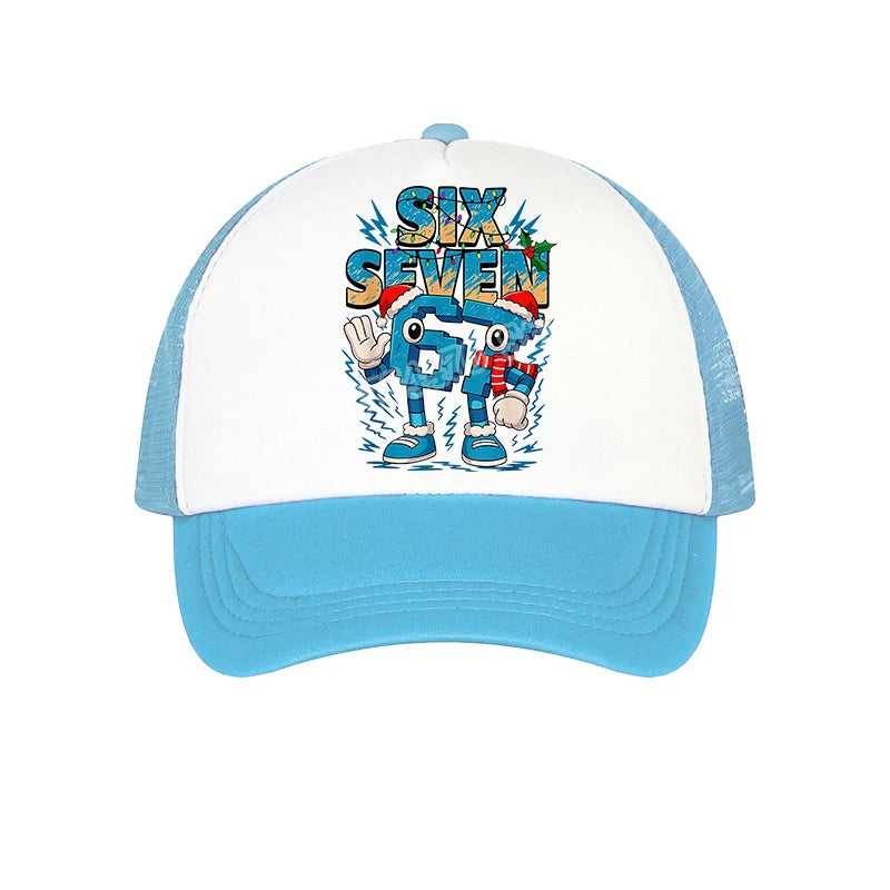 Steal A Brainrot 67 Baseball Cap Game Character Print Sun Hat Kids Adult Adjustable Peaked Caps Anime Fashion Summer Casual Hats