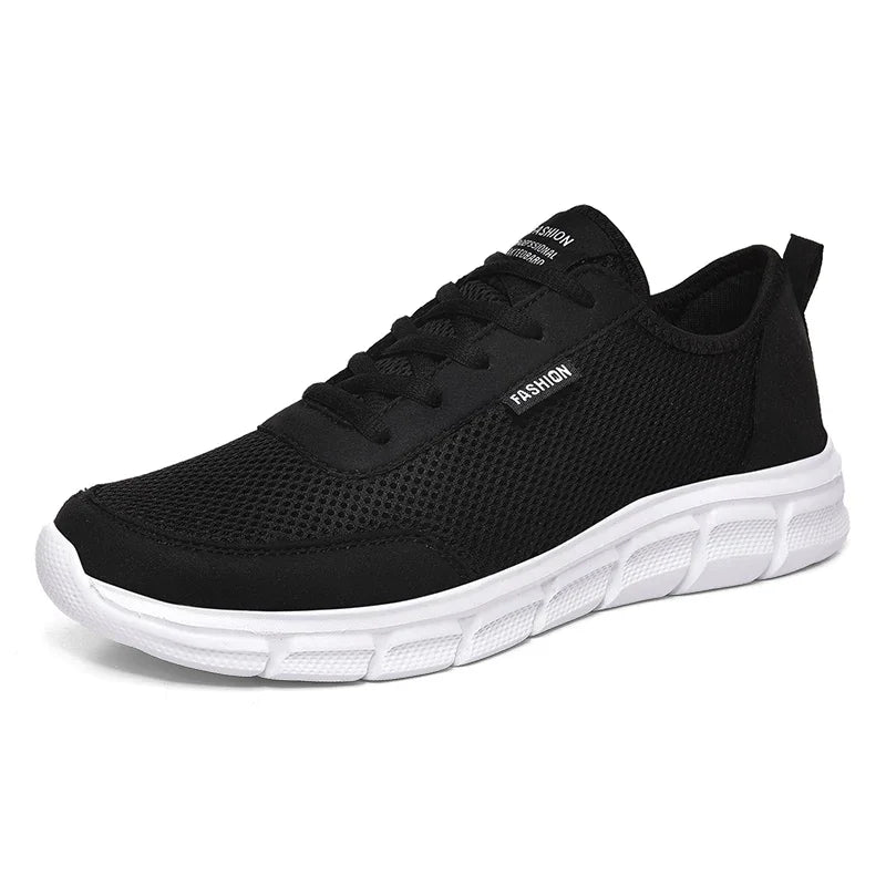 Mesh-herresko, snøresko, casual sko, herresneakers, åndbart, letvægtsfodtøj, komfortable sportssko, Zapatillas Hombre