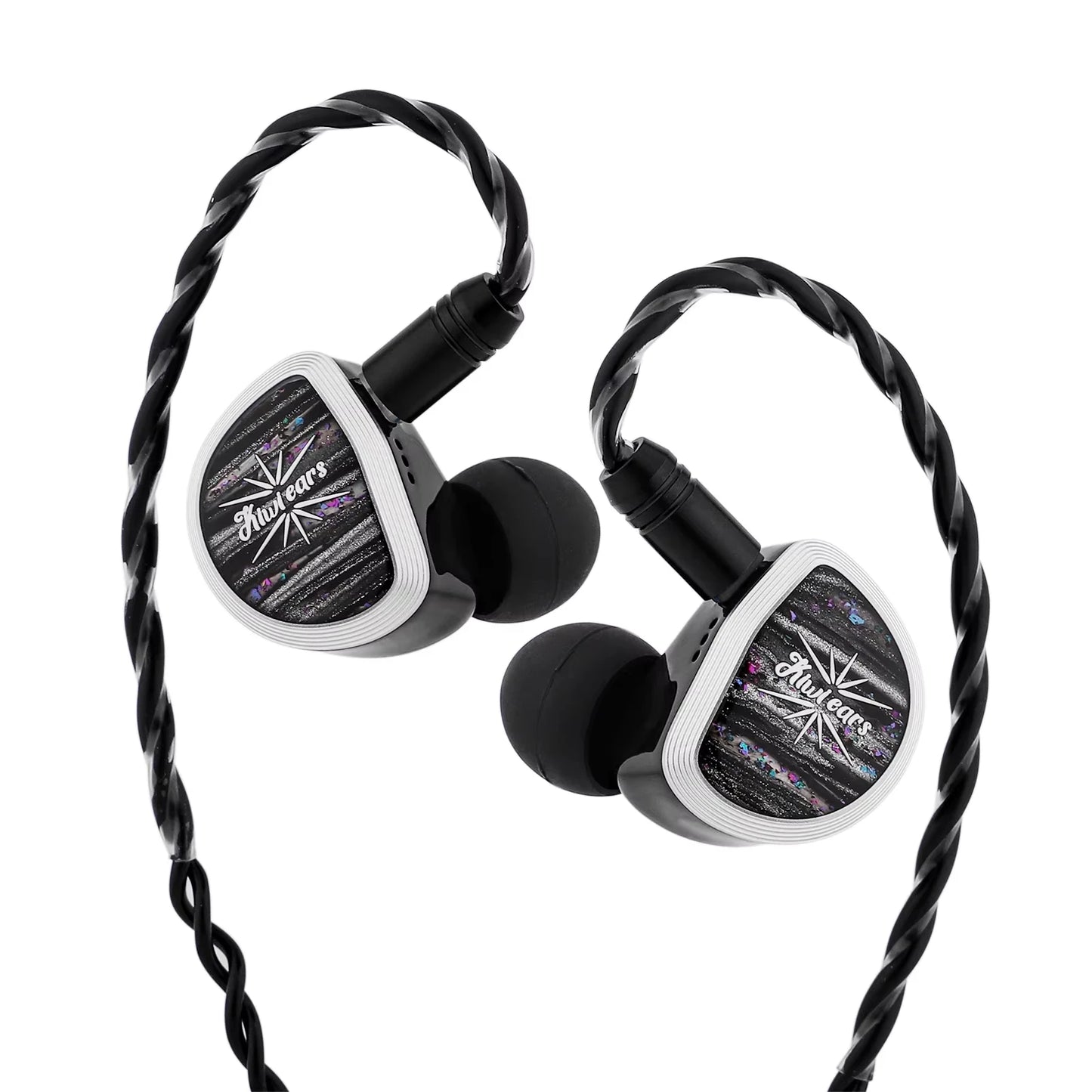 Kiwi Ears Aether HiFi Earphones 15.3mm Planar Driver IEM with Detachable Cable, High-Resolution Wired Earphones for Gaming & Music