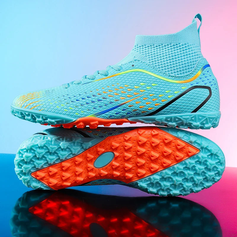 Men's Football Boots Professional Turf Futsal Match Grass Unisex Outdoor Training Soccer Shoes Soccer Cleats Non-slip Breathable