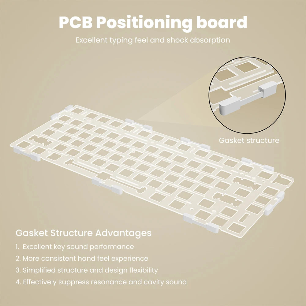 RK ROYAL KLUDGE R98Pro Gasket kabelgebundene mechanische Tastatur, 98 Tasten, RGB, Hot-Swap-fähig, abnehmbarer Button, Gaming-Tastatur mit PBT-Tastenkappen