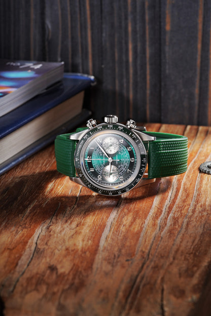 FARASUTE 2026 New Fashion Speed Sports Chronograph Wristwatch For Men 100M Waterproof Japan VK64 Quartz Movement Watch Male