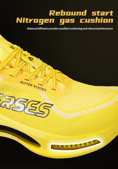 CIERSES New Carbon Fiber Marathon Racing Training Shoes Breathable And Shock-Absorbing Air Cushion Men's Casual Sports Shoes