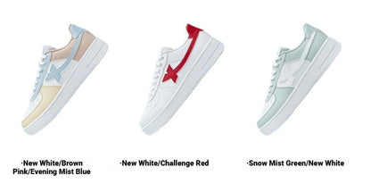 Xtep White Sneakers Female 2026 Spring Couples Versatile Trendy Casual Thick-soled Increase Sports Women Shoes 874118319851