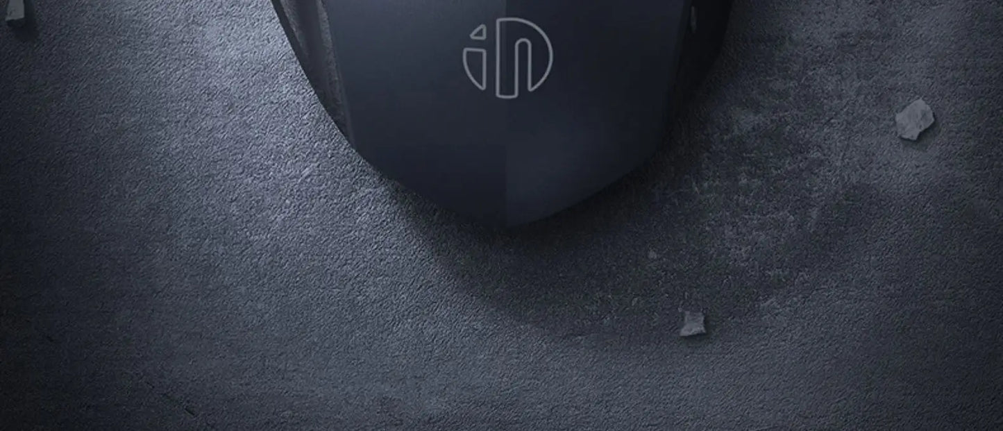 Inphic F1 Rechargeable Wireless Mouse, Bluetooth & 2.4G Silent Wireless Mouse with 6 Buttons, Adjustable DPI, Ergonomic Gaming & Office Mouse for Laptop, PC & Tablet