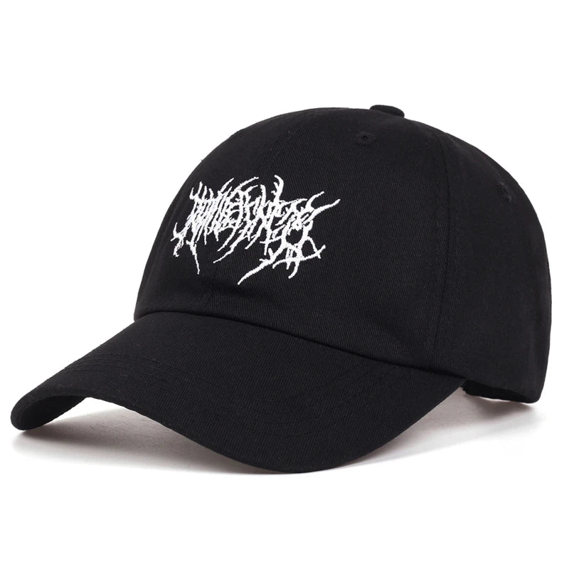 Unisex Letter Embroidery Washed Baseball Caps Spring Autumn Outdoor Adjustable Casual Hats Sunscreen Hat Sports Cap