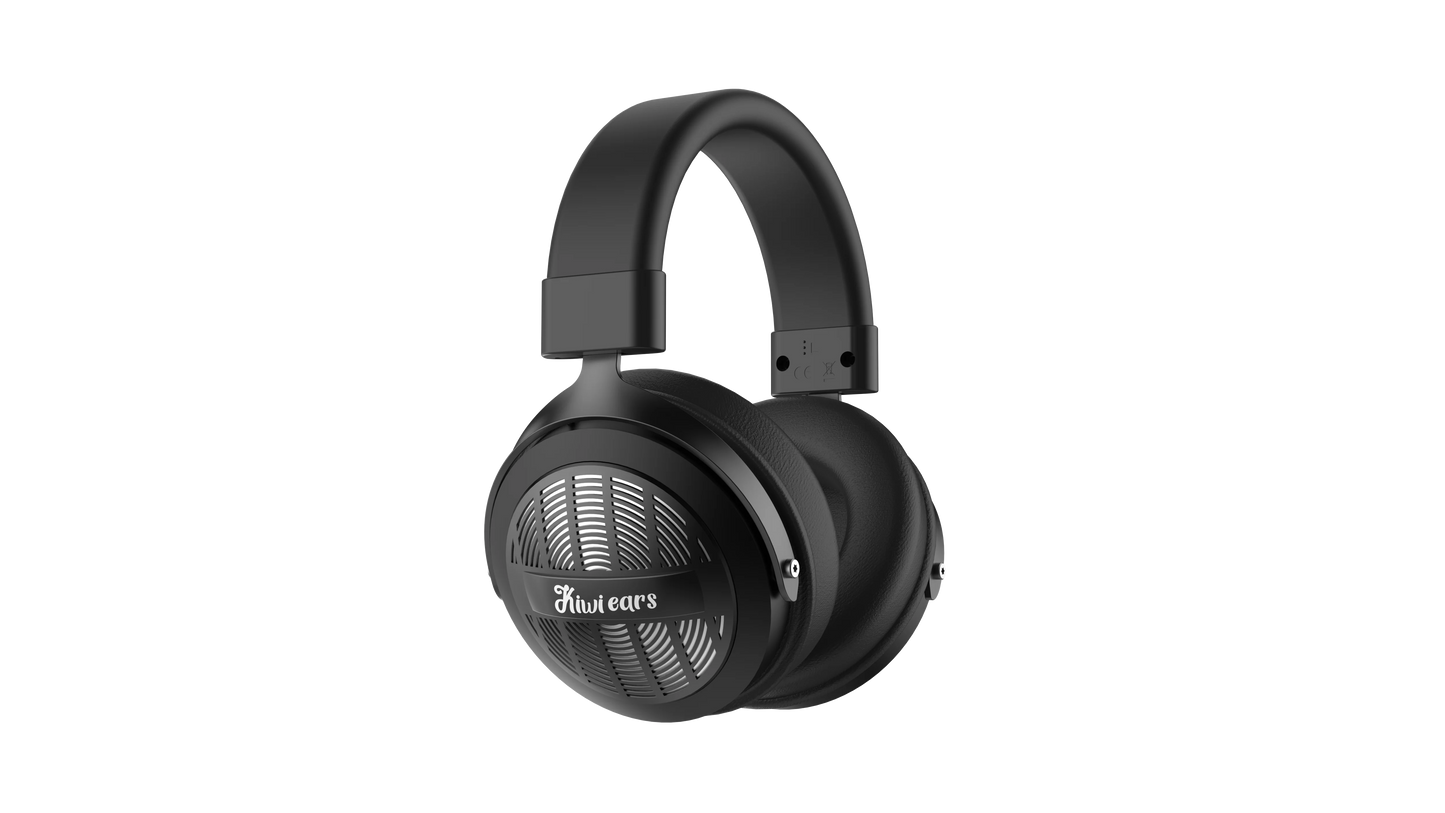 Linsoul Kiwi Ears Ellipse Studio-Grade Open-Back Dynamic Driver Headphones with Detachable Cable, Hi-Fi Bass Over-Ear Wired Headset