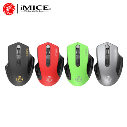 Silent 2.4G USB Wireless Mouse for Laptop, Computer & Mac, Optical Wireless Mouse with Adjustable DPI, Soundless Portable Mouse for Office & Home