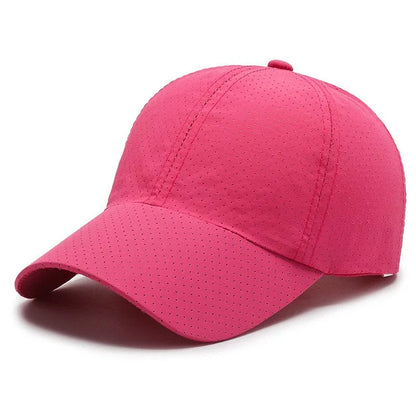 Mesh Quick Dry Cap – Herre-løbe- og sportsbaseballkasket – Dame-golf- og tennis-kasket – Udendørs jogging-kasket – Åndbar solhat