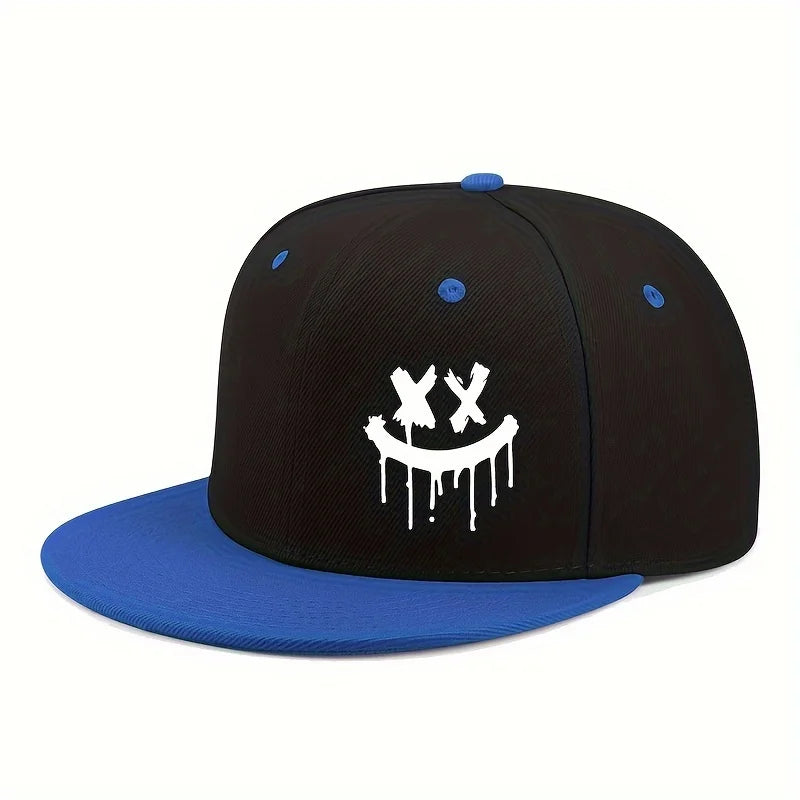 Halloween-inspireret udendørsbegivenhed: Lastbilchauffør-kasket, flad, justerbar skygge, baseballkasket, unisex, hiphop-kasket, moderigtigt hovedbeklædning