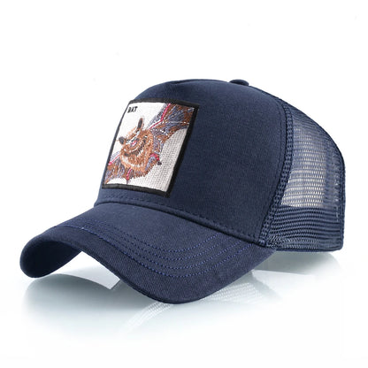 Streetwear Trucker Caps With Scorpion Patch Men's Snapback Hip Hop Baseball Cap For Women Four Seasons Fashion Casquette Hats