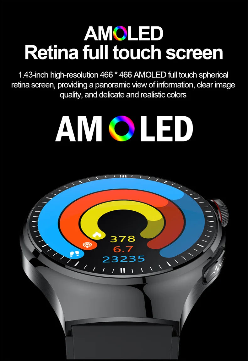2025 New Smart Watch For Men Health ECG+HRV Blood Oxygen Uric Acid Fitness Sport Tracker Watches body fat Sleep Call Smartwatch
