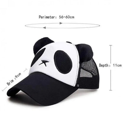 Summer Cute Panda Baseball Caps For Men Women Cotton Hip Hop Snapback Hats Sun Protection Boys Girls Outdoor Gorras Dropshipping