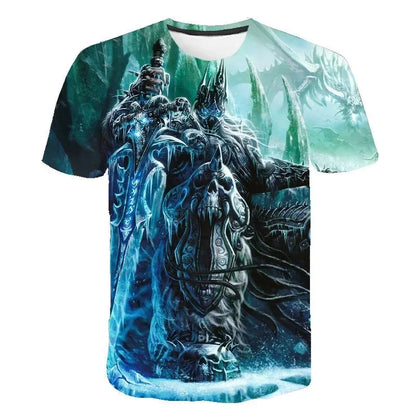 2024 New Game T-shirt World Of Warcraft 3D Printed Men Women Fashion Casual Streetwear T Shirt Harajuku Oversized Tees Tops