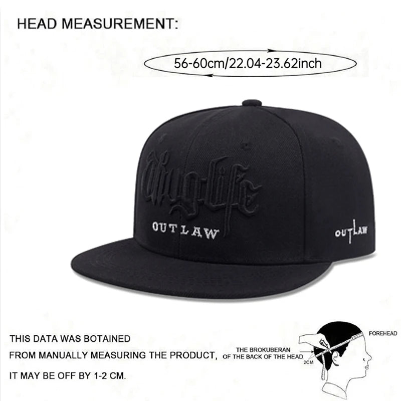 Casquette à bord plat « Thug LIFE » pour enfants, casquette streetwear hip-hop pour hommes, casquette de cyclisme, de pêche et de protection solaire pour femmes, casquette de baseball ajustable