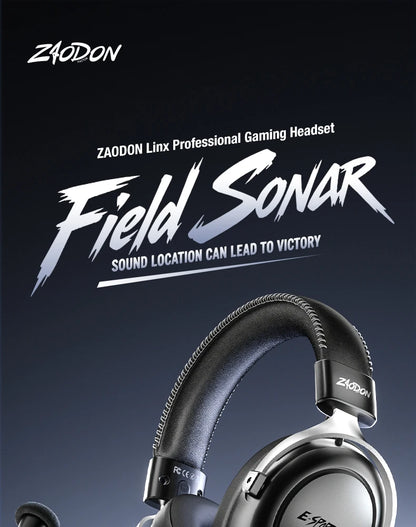 HAAYOT Wireless Gaming Headphones Bluetooth 5.3 with 53mm Titanium Drivers, 7.1 Virtual Surround Sound, Low Latency Gaming Headset for PC PS5 Mobile