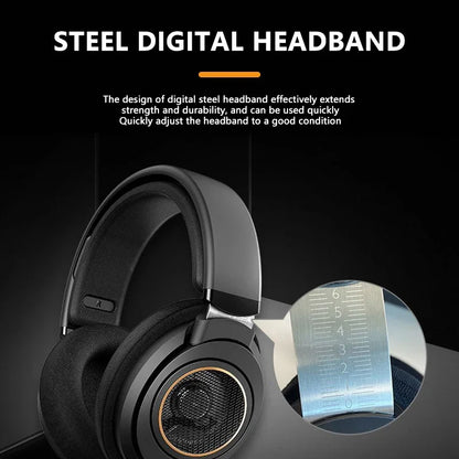 Original PHILIPS SHP9600 Wired HiFi Stereo Headphones Open-Back Over-Ear Gaming Headphones with 3.5mm & 6.3mm Audio Jack (SHP9500 Upgrade)