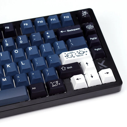 KBDiy Clone GMK Galaxy Keycap PBT Retro Keycaps For aula 60 Mechanical Keyboard Gamer Split Space Cherry Profile Alice Key Cap