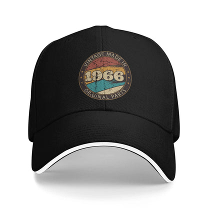 Uomo Donna Nati in epoca vintage 60 anni divertente 60° compleanno Cappello Cappellino da baseball Cappello da sole Copricapo da viaggio