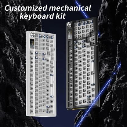 YINDIAOY95 Mechanical Keyboard KIT With Display Screen RGB Backlit Gasket Structure Gaming Hot Swap Keyboard for Customized